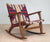 Masaya Handwoven Rocking Chair - Momotombo Pattern And Rosita Walnut