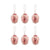 Pomeroy Beaded Ornaments Set - Oval | Modishstore | Holiday