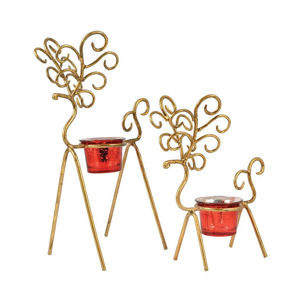 Pomeroy Prancer Set of 2 Votives | Modishstore | Candle Holders