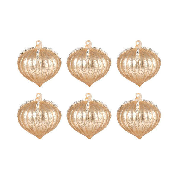 Pomeroy Pointed Ball Set of 6 Ornaments | Modishstore | Holiday
