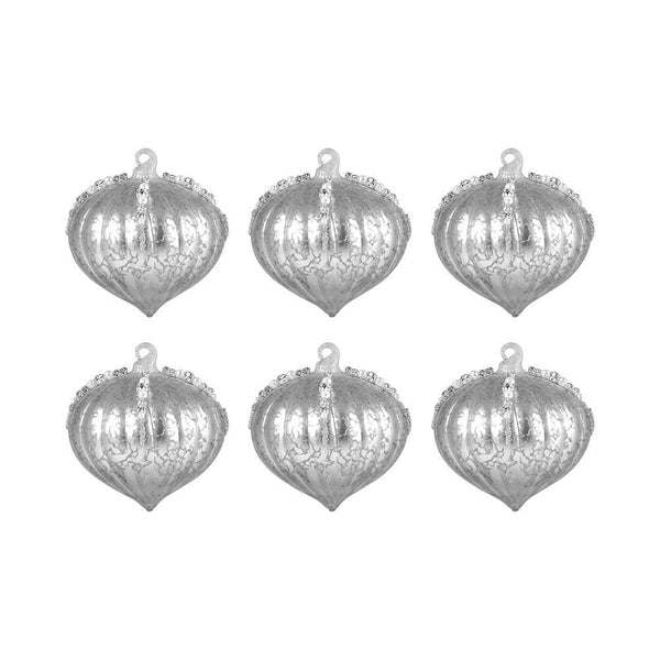 Pomeroy Pointed Ball Set of 6 Ornaments-2