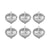 Pomeroy Pointed Ball Set of 6 Ornaments-2