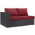 Modway Convene 4 Piece Outdoor Patio Daybed | Outdoor Patio Daybed | Modishstore-12