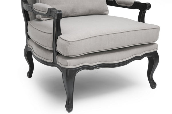 baxton studio antoinette classic antiqued french accent chair | Modish Furniture Store-5