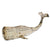 HomArt White Metal Whale - White - Set of 2-4