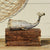 HomArt White Metal Whale - White - Set of 2-5