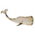 HomArt White Metal Whale - White - Small-3