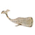 HomArt White Metal Whale - White - Set of 2 - Feature Image-2