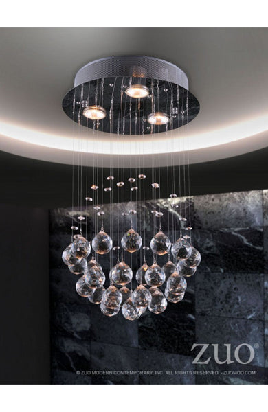 Zuo Pollow Ceiling Lamp Clear | Ceiling Lamps | Modishstore