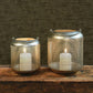 HomArt Astrid Mesh Lantern - Antique Nickel - Set of 4 | Modishstore | Lanterns