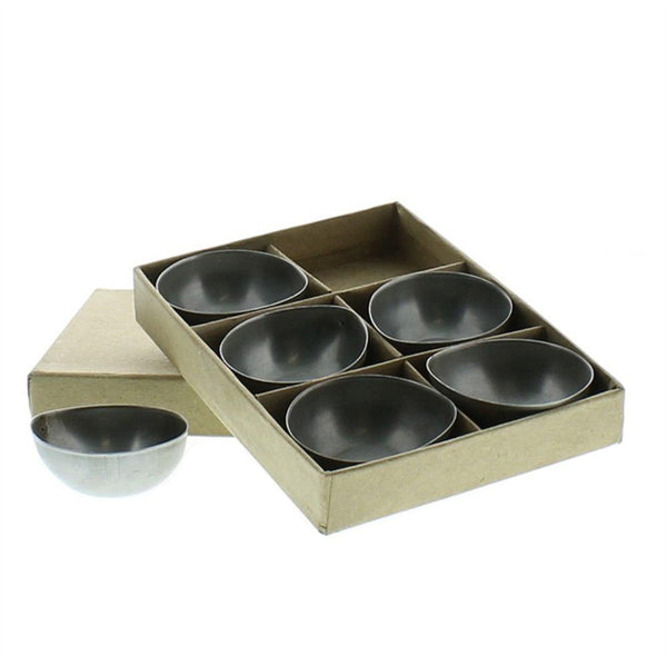 HomArt Alma Metal Tealight Holder - Boxed Set of 6 - Zinc-4