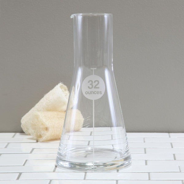 HomArt Glass Flask 32 oz - Clear - Set of 4 - Feature Image | Modishstore | Flasks