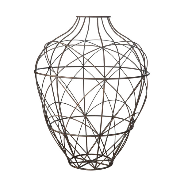 Dimond Home Wire Vessel In Russet | Modishstore | Vases