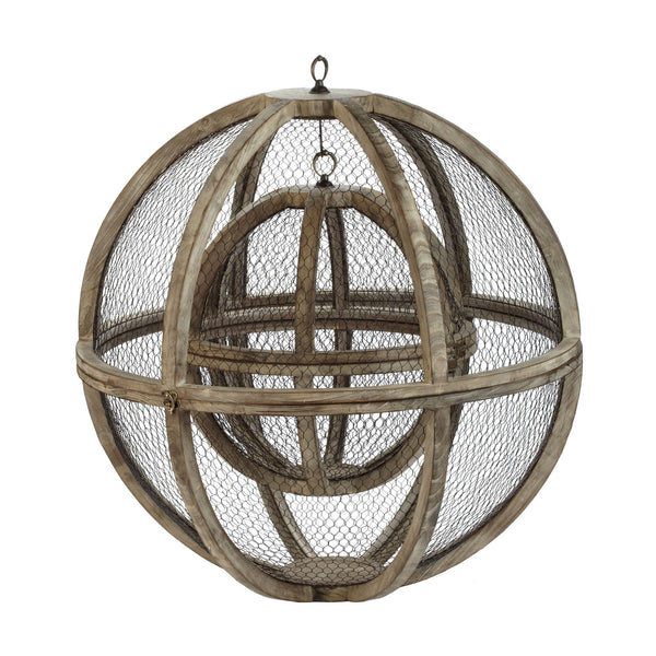 Dimond Home Wire Atlas Spheres - Set Of 2 | Modishstore | Display Cases