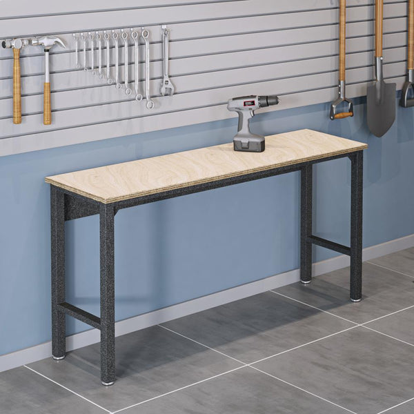 Manhattan Comfort 6 - Piece Fortress Textured Garage Set with Cabinets, Wall Units and Table | Cabinets | Modishstore-8