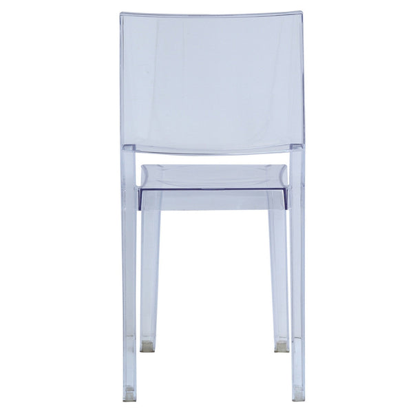 Fine Mod Imports Clear Square Side Chair | Accent Chairs | Modishstore-5
