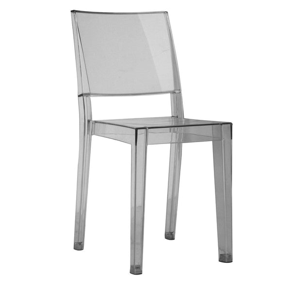Fine Mod Imports Clear Square Side Chair | Accent Chairs | Modishstore-3