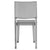 Fine Mod Imports Clear Square Side Chair | Accent Chairs | Modishstore-10