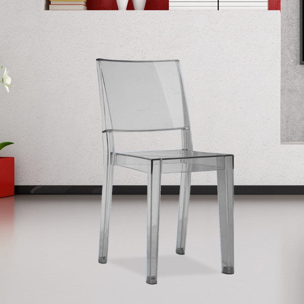 Fine Mod Imports Clear Square Side Chair | Accent Chairs | Modishstore-14