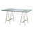 Sterling Industries Rectangular Glass Top Table | Modishstore | Desks