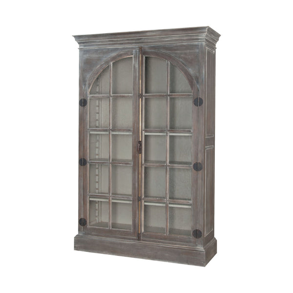 Guild Master Manor Arched Door Display Cabinet | Modishstore | Cabinets