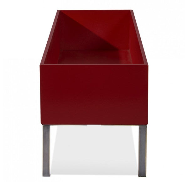 Linear Planter w/ Bronze Legs by Gold Leaf Design Group | Planters, Troughs & Cachepots | Modishstore-7