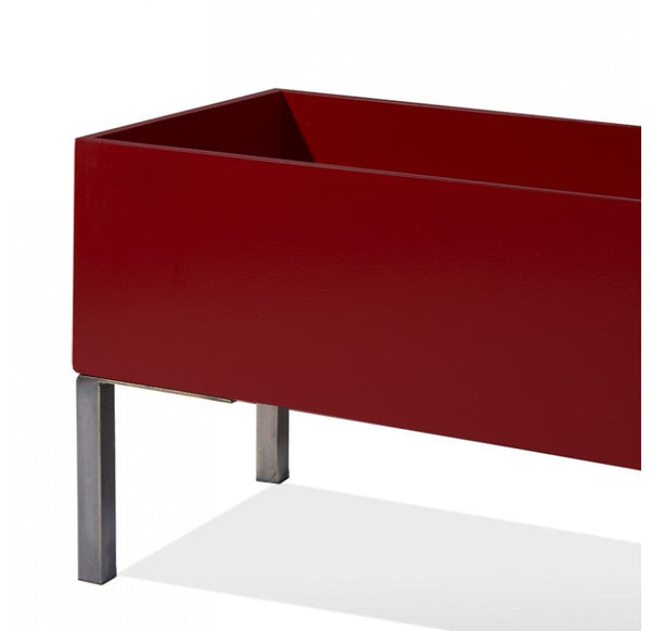 Linear Planter w/ Bronze Legs by Gold Leaf Design Group | Planters, Troughs & Cachepots | Modishstore-8