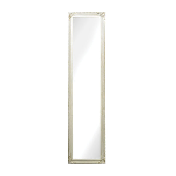 Sterling Industries Masalia Floor Mirror In Antique White | Modishstore | Mirrors