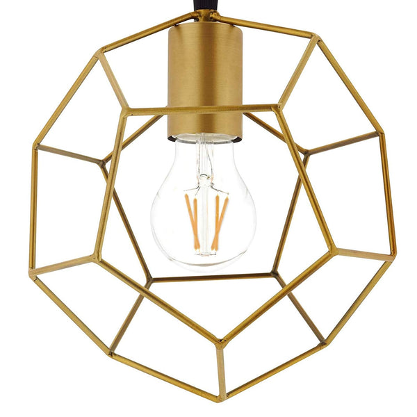 Modway Pique Rose Gold Metal Ceiling Fixture | Ceiling Lamps | Modishstore-3