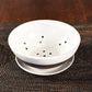 HomArt Liam Ceramic Berry Bowl & Saucer - Partial Glaze - Set of 4 - Feature Image | Modishstore | Bowls