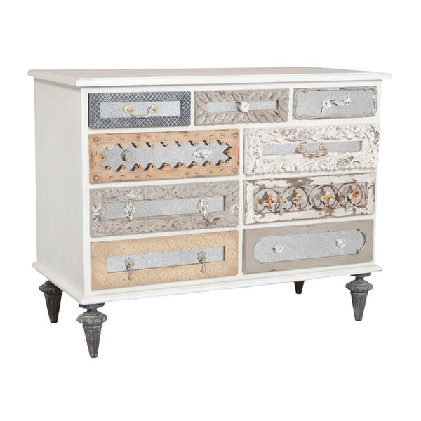 Guild Master Mirror Mosaic Dresser | Modishstore | Dressers