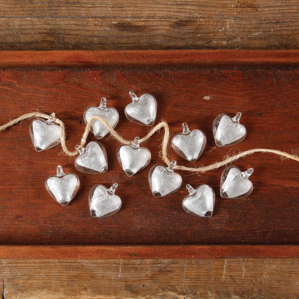 HomArt Wedding Hearts - Silver - Set of 24-3