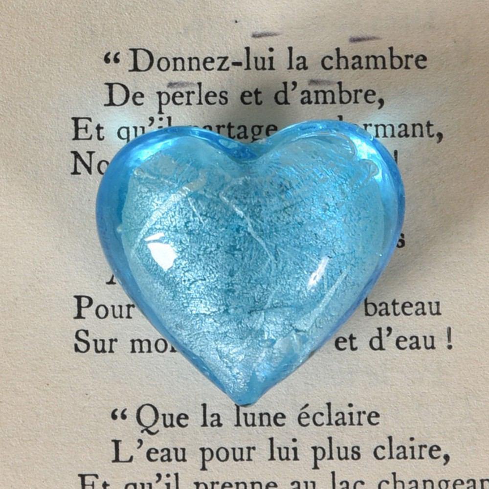 HomArt Venetian Glass Heart - Set of 24-8