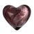 HomArt Venetian Glass Heart - Pink-4