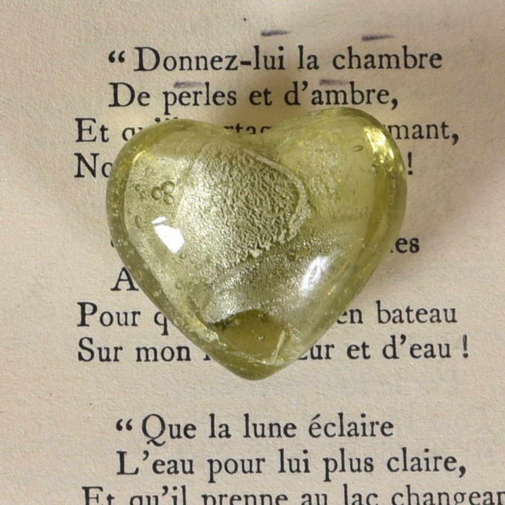 HomArt Venetian Glass Heart - Set of 24-14