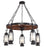ELK Lighting Stagecoach 5 Light Chandelier - 65007-5 | Modishstore | Chandeliers