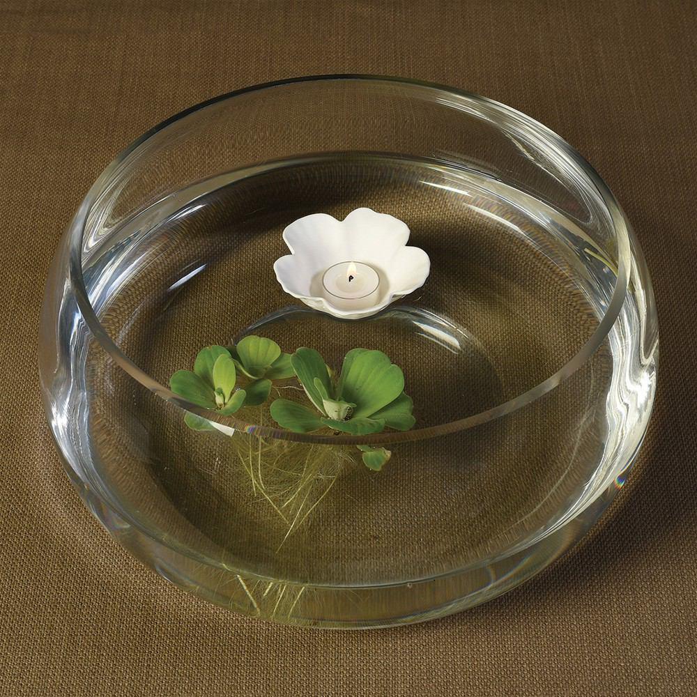 HomArt Hibiscus Floating Tealight Holder - Set of 4 - Feature Image-2
