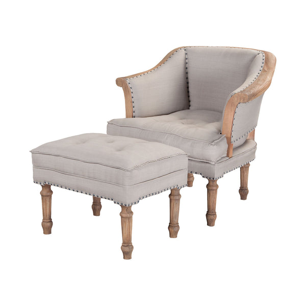 Guild Master Sofa Wing Chair And Ottoman | Modishstore | Armchairs