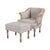 Guild Master Sofa Wing Chair And Ottoman | Modishstore | Armchairs