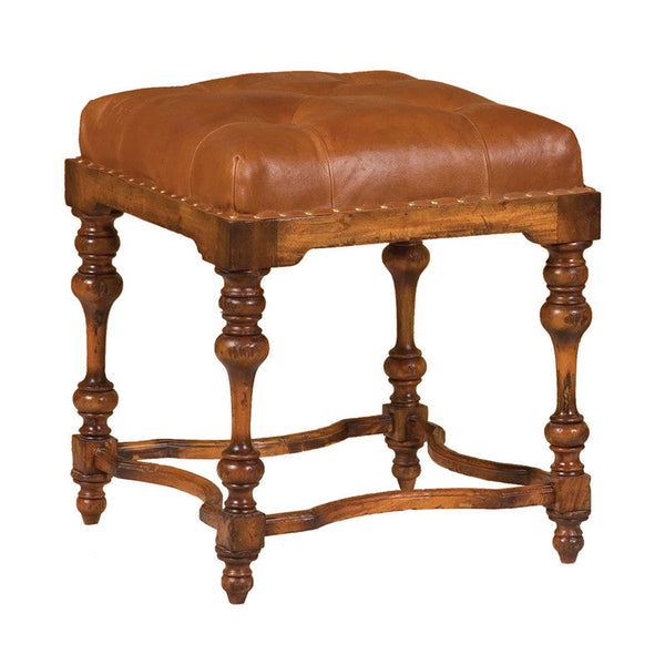 Guild Master Leather Ottoman | Modishstore | Ottomans