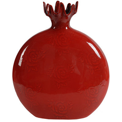 A&B Home Red Ceramic Vase - Set Of 2