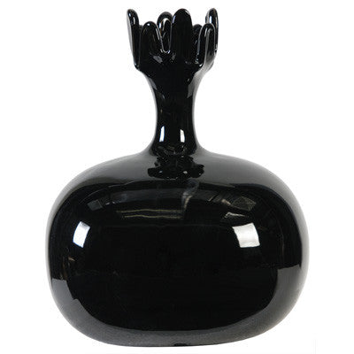 A&B Home Grey/Black Ceramic Vase - Set Of 2