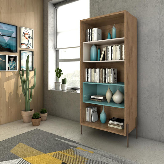 Manhattan Comfort Joy 5- Shelf Bookcase | Bookcases | Modishstore