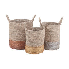 Dimond Home Mixed Metallics Nested Baskets