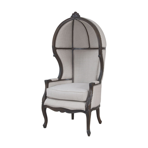 Guild Master King Chair In Heritage Grey Stain | Modishstore | Armchairs
