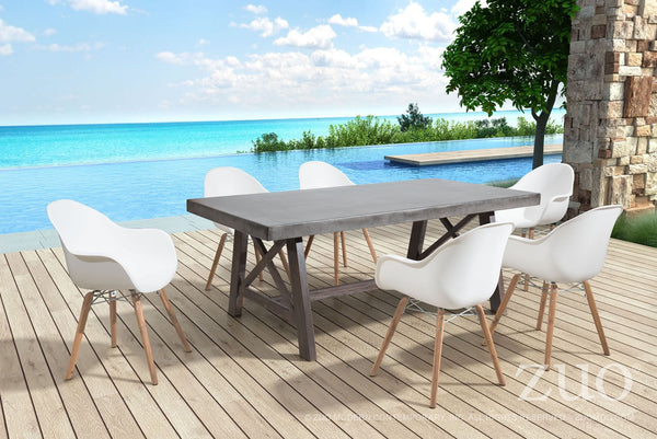 Zuo Tidal Dining Chair - Set Of 4 | Outdoor Chairs | Modishstore