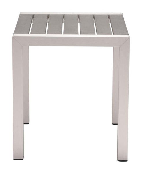 Zuo Cosmopolitan Side Table B. Aluminum | Outdoor Tables | Modishstore-2