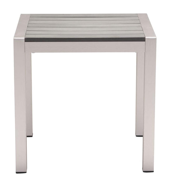 Zuo Cosmopolitan Side Table B. Aluminum | Outdoor Tables | Modishstore-3