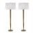 Dimond Lighting Mercury Glass Candlestick Lamps - Set Of 3
