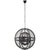 Modway Gravitate Globe Rustic Oak Wood Pendant Light Chandelier | Chandeliers | Modishstore-2